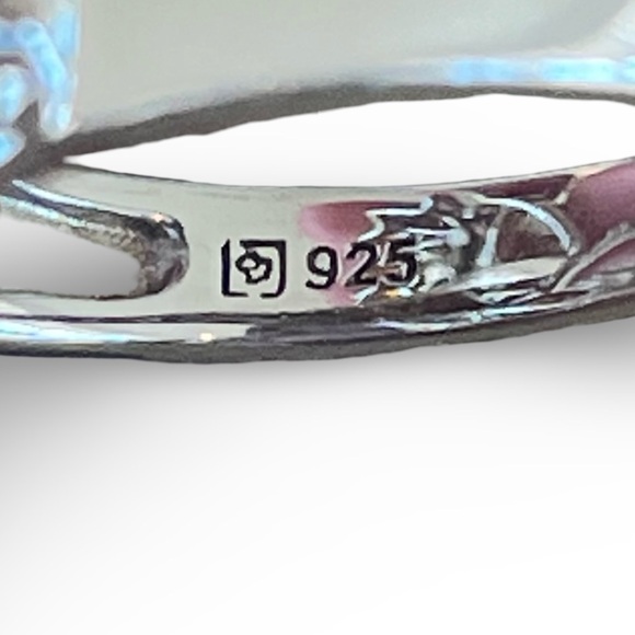 Sterling Silver Prasiolite Smoky Quartz, Citrine, Peridot, Tsavorite Ring Size 8 - Picture 9 of 11